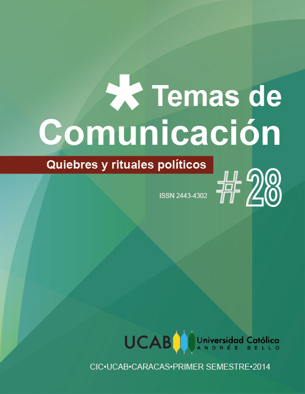                     Ver Núm. 28 (2014): 1er Semestre: Temas de Comunicación Nº28
                