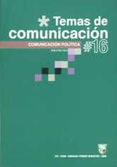                     Ver Núm. 16 (2008): 1er Semestre: Temas de Comunicación. N°16
                