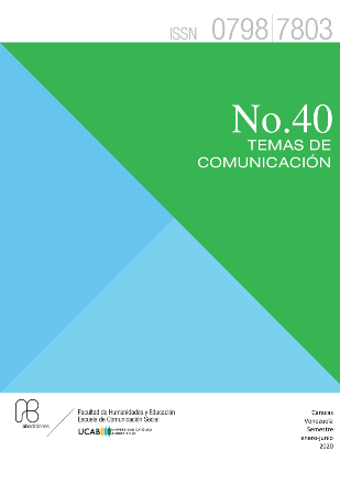 					Ver Núm. 40 (2020): Temas de Comunicación
				
