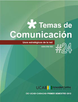 					Ver Núm. 24 (2012): 1er Semestre: Temas de Comunicación N° 24
				