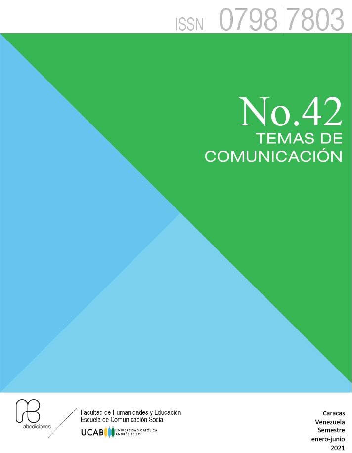 					Ver Núm. 42 (2021): Temas de Comunicación
				