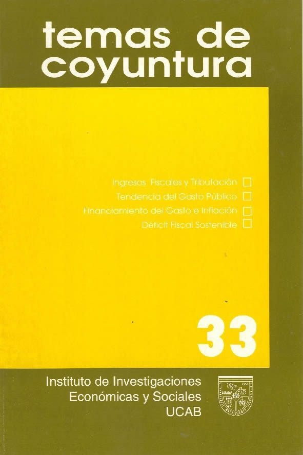 					Ver Núm. 33 (1996): Temas de Coyuntura
				