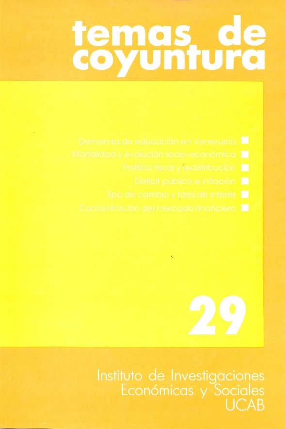 					Ver Núm. 29 (1994): Temas de Coyuntura
				