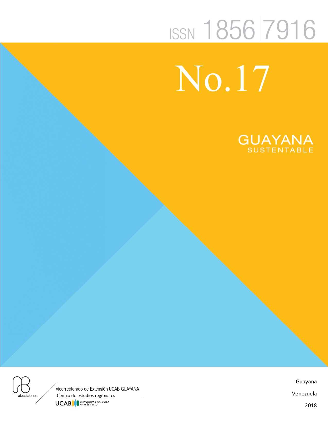 					Ver Vol. 17 Núm. 17 (2017): Guayana Sustentable 17
				