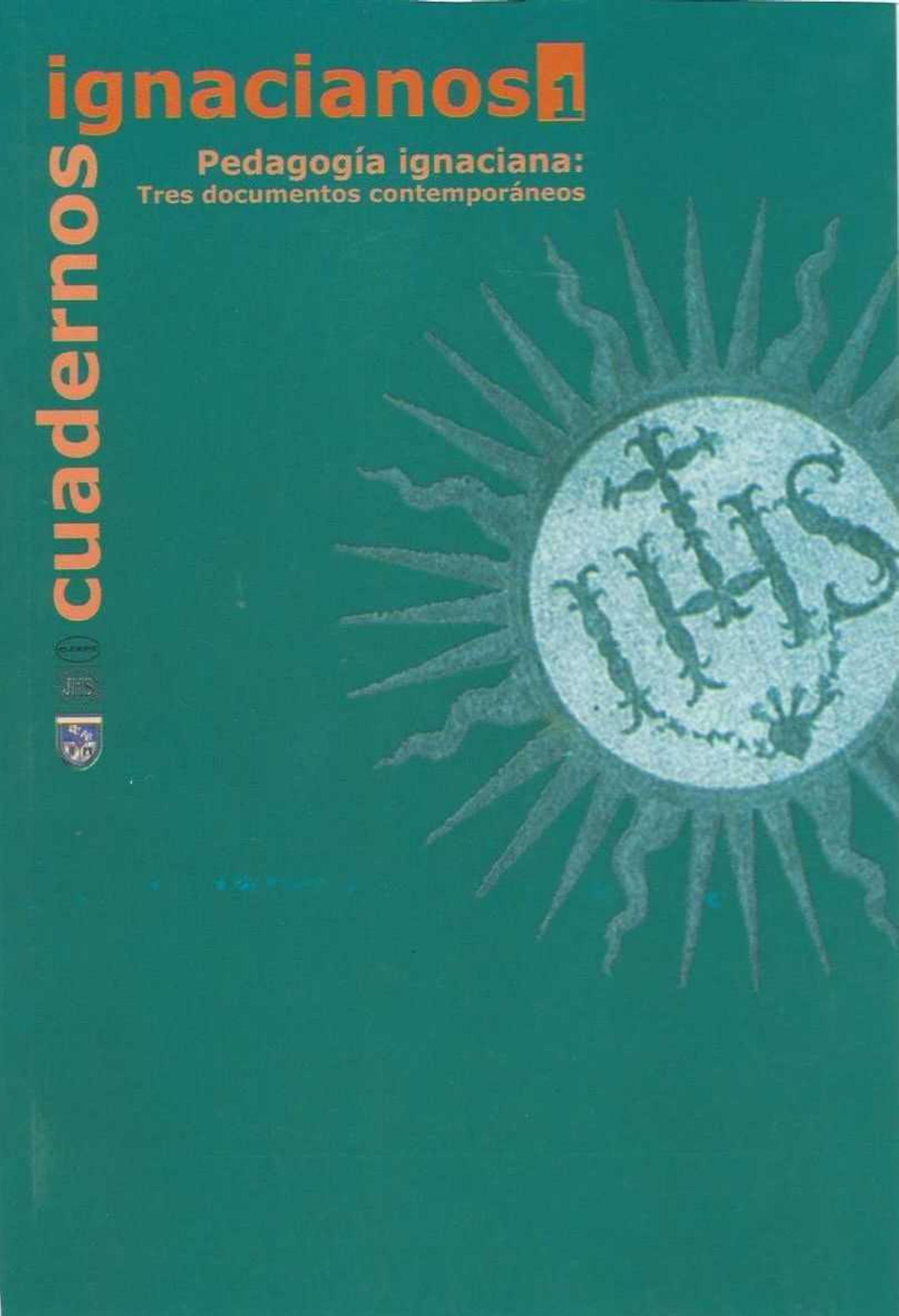 					View No. 1 (2000): Cuadernos Ignacianos
				