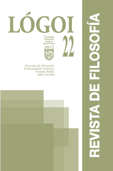 					Ver Núm. 22 (2012): Núm. 22 (2012): Revista LÓGOI. N° 22 Revista de Filosofía
				