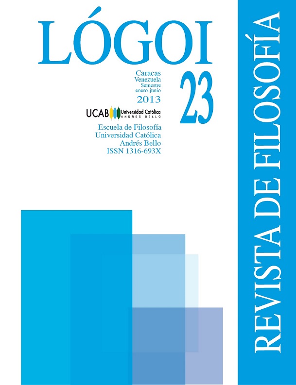 					Ver Núm. 23 (2013): Revista Lógoi. N°23 Revista de Filosofía
				